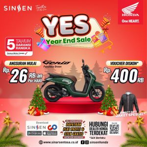 Promo Year End Sale bersama Honda