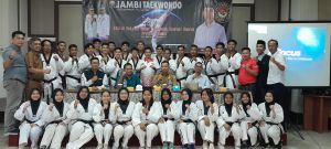 Pengprov Jambi Datangkan Pengurus Besar Taekwondo Indonesia Jadi Pemateri di Pelatihan Dasar Kyorugi