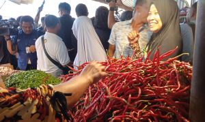 Jelang Nataru Pasokan Komoditi di Pasar Tradisional di Jambi Relatif Aman, Hanya Cabai Naik