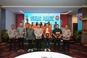 Dialog Bersama Mahasiswa, Bidhumas Polda Jambi Ajak Anak Muda Berpartisipasi di Pemilu 2024