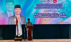 Edi Purwanto Hadiri Konsolidasi Penurunan Stunting oleh BKKBN Jambi.