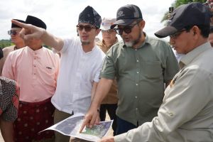 Cek Pembangunan Stockpile Batubara PT SAS, Sekda Provinsi Jambi : Hanya 8 Rumah yang Terdampak 