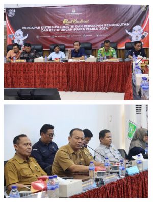 Rakor Logistik di KPU, KI Jambi: Informasi Setiap Tahapan Pemilu Harus Disampaikan ke Publik