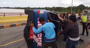 Begini Kronologis Kecelakaan Tunggal Libatkan Mobil Rescue Dinsos Provinsi Jambi