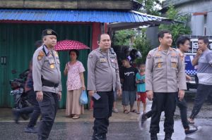 Kabid Humas Polda Jambi  Bersama Tim Pamatwil Tinjau Pengamanan TPS di Tanjabbar