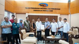 Bangun Sinergi, KI Jambi Kunjungi Kantor BPKP 