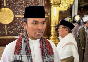 Ketua DPRD, Gubenur Jambi hingga Unsur Forkopimda Shalat Id di Masjid Agung 