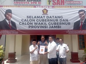 Ambil Formulir di Partai Gerindra, Romi Haryanto Optimis Kalahkan Al Haris di Pilgub Jambi