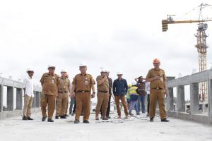 Komitmen Percepat Proyek Multiyears di 2024, Kadis PUPR Kembali Turun ke Islamic Center dan Stadion 