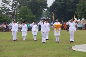 Upacara Hari Lahir Pancasila di Lapangan Kantor Gubernur Jambi Berlangsung Khidmat