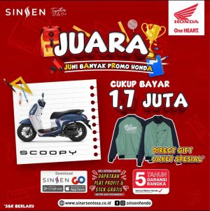 Uniqely Ahead, Tampil Modis bersama New Honda Scoopy