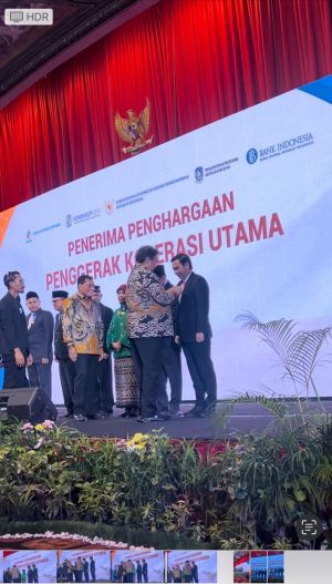 Dinilai Mampu Tingkatan Peran Koperasi, Waka DPRD Jambi Dr Faizal Riza Dianugerahi Penghargaan 