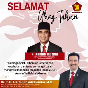 SAH Ucapkan Selamat Ulang Tahun Kyai. H. Ahmad Muzani, Sebut Sang Sekjen Seorang Pejuang