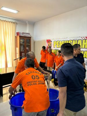 Polda Jambi Musnahkan 4 Kg Sabu Senilai Rp 5,2 Miliar