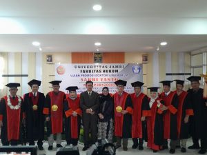 Sekdin Satpol PP Jambi Sabriyanto Raih Gelar Doktor Unja, Disertasi  Soal Perlindungan Data Pribadi