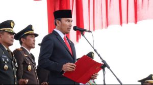 Edi Purwanto Bacakan Teks Proklamasi di Upacara HUT ke 79 RI
