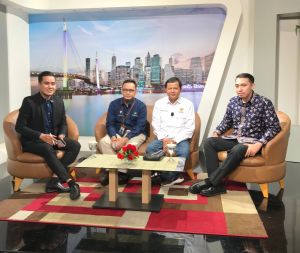 Dialog di TVRI, Ketua KI Jambi Bahas Implementasi Satu Data di Jambi Bersama BPS