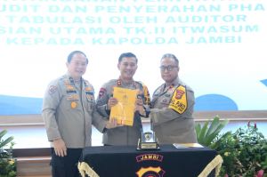 Kapolda Jambi Tutup Kegiatan Taklimat  Akhir Audit Kinerja Itwasum Polri 2024