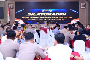 Polda Jambi Gelar Silaturahmi Bersama Awak Media