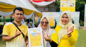 Dukung Gaya Hidup Sehat, UBR Jambi Turut Berpartisipasi di Kampanye #Hands4Diabetes 