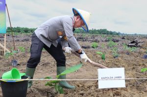 Dukung Ketahanan Pangan Polda Jambi Launching Gugus Tugas Polri