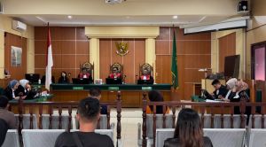 Daniel dan Sarda Pelaku Pembunuhan Wanita Dalam Lemari Jalani Sidang Perdana