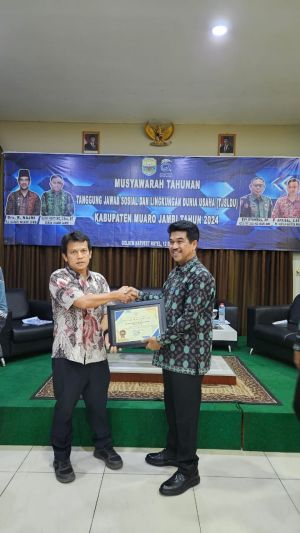 Komitmen Terhadap CSR di Wilayah Kerja, Pertamina EP Jambi Dinganjar Penghargaan 