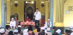 Ketua DPRD Tanjabbar Hamdani Sampaikan Makna Peringatan Isra' Mi'raj di Sungai Nibung