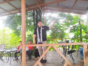 Anas Urbaningrum Ingatkan Mahasiswa Jambi Teliti Soal Anggaran Daerah