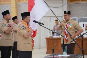 Bupati Tanjab Barat Resmi Dilantik sebagai Ketua Kamabicab Gerakan Pramuka 2024-2029