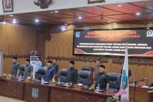 DPRD Tanjabbar Paripurna Pertama Penyampaian Nota Pengantar Raperda RPJMD 2025 - 2029