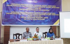 DPRD Tanjabbar Gelar FGD Perda Kontruksi dan Penyerahan Prasarana Utilitas Umum Perumahan