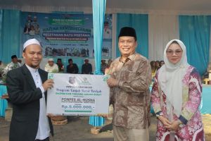 Wabup Katamso Hadiri Haul Sekaligus Resmikan Pembangunan Ruang Kelas Ponpes Al-Husna