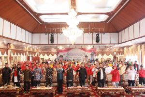 Wagub Sani Resmi Melepas Kontingen KORMI Jambi Menuju FORNAS NTB 