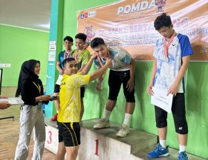 Selain Pencak Silat, Atlet Bulu Tangkis UBR Jambi Juga Tambah 1 Medali Emas di POMDA 2025