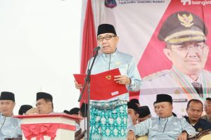 Momen Bersejarah, Ketua DPRD Hamdani Hadiri Upacara Hari Jadi Kabupaten Tanjung Jabung Barat ke-60