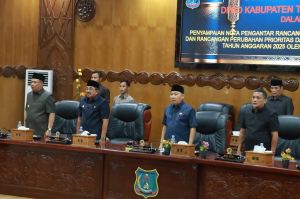 DPRD Tanjab Barat Paripurna Pertama Nota Pengantar Rancangan Perubahan KUA DAN PPAS APBD TA 2025