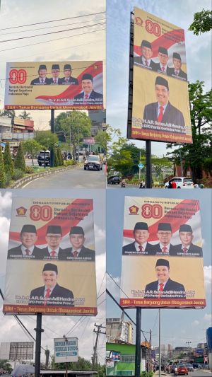 Ketua Gerindra Jambi SAH Semarakkan HUT RI 80, Ada Ratusan Bendera, Spanduk dan Bilboard Kemerdekaan