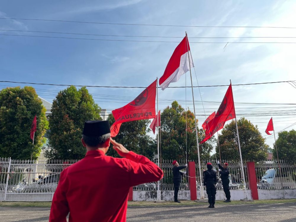 Foto : Suasana Upacara HUT RI.