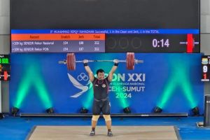 Mohon Do'anya : Dua Atlet Angkat Besi Jambi Ikuti Seleknas Sea Games XXXIII Thailand