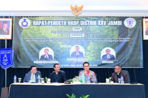 Jadi Pemateri Pada Kegiatan HKBP Distrik XXv, Ini Pesan Kapolda Jambi