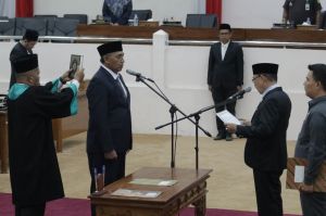 Paripurna DPRD Tanjabbar Ambil Sumpah Janji PAW Anggota DPRD Sisa Masa Jabatan 2024-2029