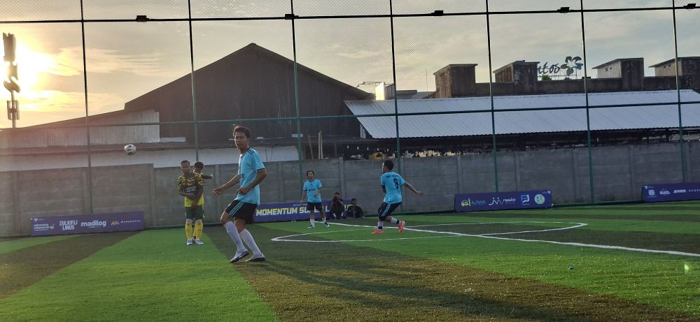 Foto : Pertandingan Babak Kedua Antara RSUD Raden Mattaher vs Dinkes Muaro Jambi.