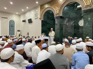 Tausiyah Jumat, SAH Sampaikan Presiden Prabowo Turunkan Biaya Haji, Bukti Pemerintah Hadir untuk Uma