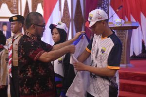 Gubernur Jambi Resmi Melepas Atlet POPNAS XVII Untuk Berlaga di Jakarta