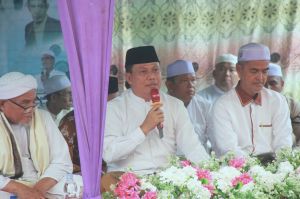 Wabup Katamso Hadiri Haul Akbar Syekh Abdul Qadir Al-Jailani di Desa Dataran Pinang