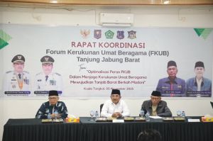 Bupati Anwar Sadat Buka Rakor FKUB Tanjab Barat Dorong Penguatan Kerukunan Umat Beragama