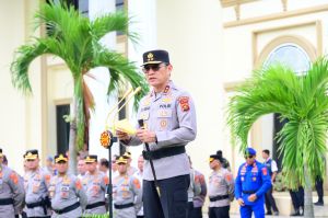 Kapolda Jambi Pimpin Apel Kesiapan Tanggap Darurat Bencana Hidrimeteorologi