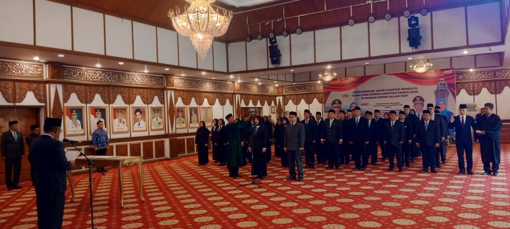 Foto : Pelatikan Pejabat Pemprov Jambi.