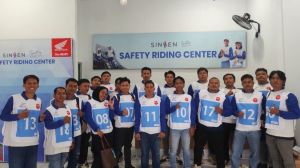 Uji Skill & Edukasi! Sinsen Hidupkan Semangat #Cari_Aman Bikers Honda Jambi